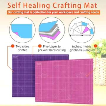 Cutting Mat A0 - Self Healing, Double Sided for Crafts