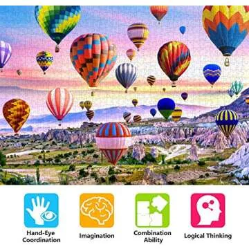 Hot Air Balloons 1000 Piece Jigsaw Puzzle for Adults