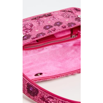 STAUD Women's Tommy Floral Pink Leather Bag