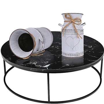 HIDERLYS 7.5" High Decorative Vase with Unique Heart-Shaped and Rope Design, Galvanized Finish- Rustic Decorated for Living Room, Bedroom, Kitchen (Grey)