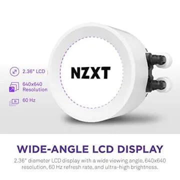 NZXT Kraken Elite 360mm RGB AIO Liquid Cooler with LCD Display