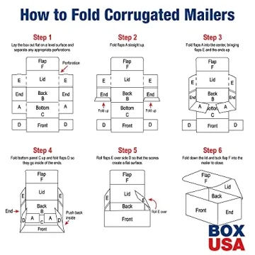 BOX USA Heavy Duty Shipping Boxes - 50 Pack