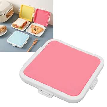 Portable Food Storage Sandwich Lunch Box Container Leakproof Snack Storage for Students Office Workers for Work Picnic Outing(2#)