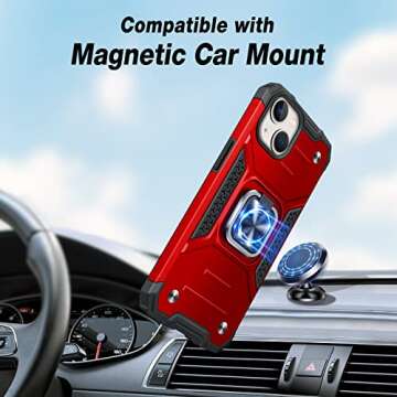 Stylish JAME iPhone 14 Case with Kickstand & Protectors