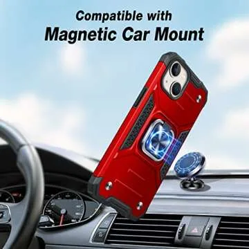 Stylish JAME iPhone 14 Case with Kickstand & Protectors