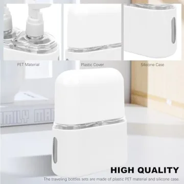 Skycase Travel Bottles - Leak Proof Refillable Travel Kit