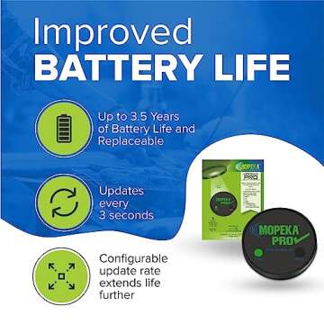 Mopeka Pro Check Universal Sensor with Mount Collar - RV Must Have Accessory to Monitor Outside Gray and Potable Water Tanks from Inside Your Camper - Or Diesel, Oil, 100 Gallon Water and Poly Tanks