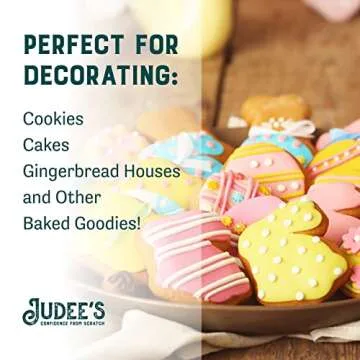 Judee's Royal Icing Mix 2.5 lb - Frost Cookies Like a Professional - For Decorating and Baking - Just Add Water - Non-GMO, Gluten-Free and Nut Free - Royal Icing Mix for Cookies