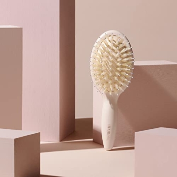 Travel Size Boar Bristle Hair Brush for Shine and Care