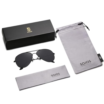 SOJOS Classic Aviator Polarized Sunglasses Vintage Style