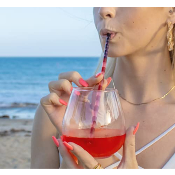 Old Glory Straws 20-Pack - Reusable American Flag Straws