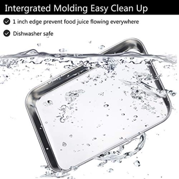 Bastwe Stainless Steel Baking Sheets Set of 2