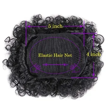 VGTE Synthetic Curly Afro Ponytail Hair Extensions