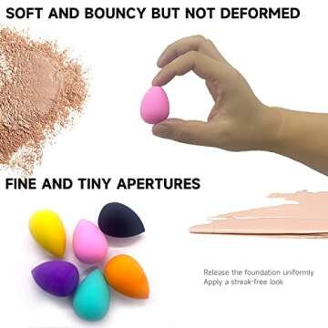GFOUNS Mini Beauty Blender Set of 30 - Flawless Makeup