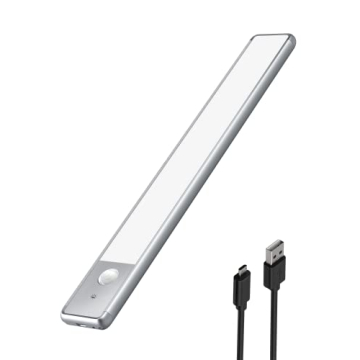 EZVALO Under Cabinet Lights - Wireless Rechargeable Dimmable LED Motion Sensor Light for Home