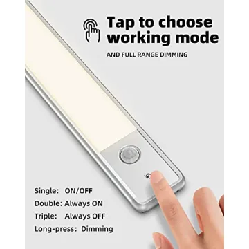 EZVALO Wireless Rechargeable Motion Sensor Under Cabinet Light