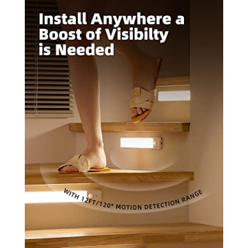 EZVALO Wireless Rechargeable Motion Sensor Under Cabinet Light