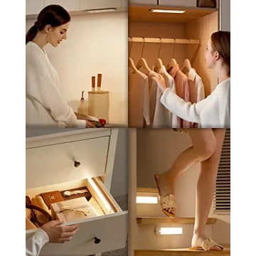 EZVALO Wireless Rechargeable Motion Sensor Under Cabinet Light