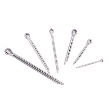 SpzcdZa 100 pcs 304 Stainless Steel Cotter Pins Assortment Kit