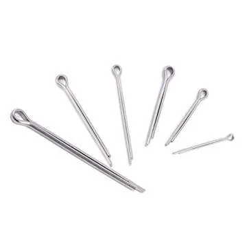 SpzcdZa 100 pcs 304 Stainless Steel Cotter Pins Assortment Kit