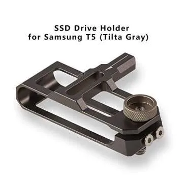 Tilta Camera Cage for BMPCC 4K 6K TA-T01-B-G Basic Kit SSD Drive Holder Top Handle for BMPCC 6K Camera Rig(Tilta Gray)