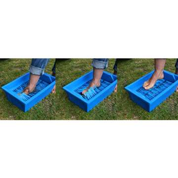 SWABBO Footwasher, Beach Essentials for Washing Feet Outdoors, Portable Pool Foot Bath, Keep Sand an...