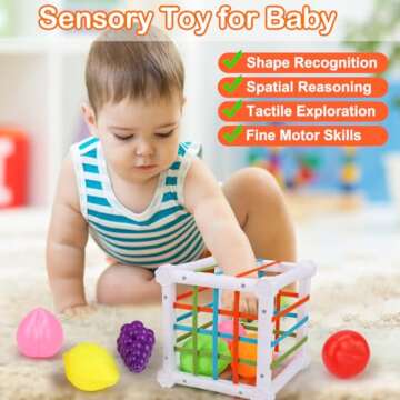 Montessori Baby Toys 6-18 Months for Sensory Development
