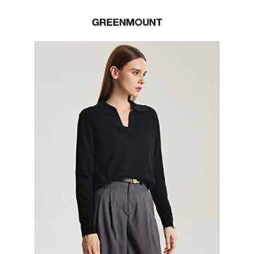 GreenMount Women's Eco-Friendly Cashmere Sweater - Soft & Warm