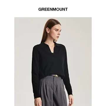 GreenMount Women's Eco-Friendly Cashmere Sweater - Soft & Warm