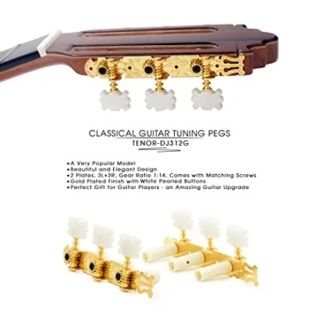 Top Quality DJ312G Guitar Tuners with Gold Plated Finish