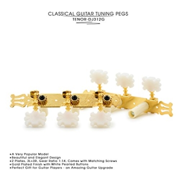 Top Quality DJ312G Guitar Tuners with Gold Plated Finish