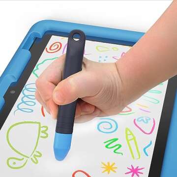 Amazon Kid-Friendly Tablet Stylus with Tether, 2-pack