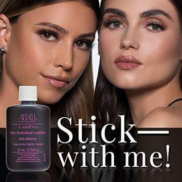 Ardell LashTite Lash Adhesive, Dark Eyelash Glue for Individual Lashes - Long-Lasting Waterproof Las...