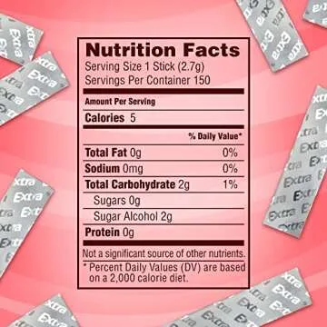 EXTRA Gum Cinnamon Gum Sugar Free Chewing Gum Individually Wrapped Mint Gum Bulk Slim Packs, 15 Stick (Pack of 10)