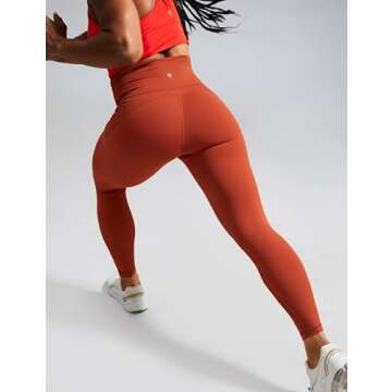 CRZ YOGA Ulti-Dry Workout Leggings for Women 25'' - High Waisted Yoga Pants 7/8 Athletic Running Fit...