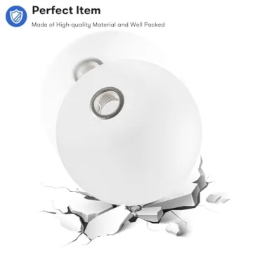 Mid Century Modern Brass Floor Lamp Frosted Glass LED Light