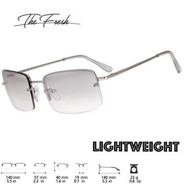 The Fresh Rectangular Sunglasses - Stylish & UV Protected