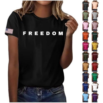 BTDECLAR Charlie Kirk Freedom Shirt - Unisex Graphic Tee for Everyday Wear