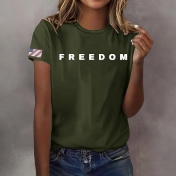 Charlie Kirk Freedom T-Shirt Comfortable Graphic Tee