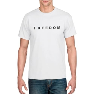 Charlie Kirk Freedom T-Shirt Comfortable Graphic Tee