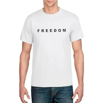 Charlie Kirk Freedom T-Shirt Comfortable Graphic Tee