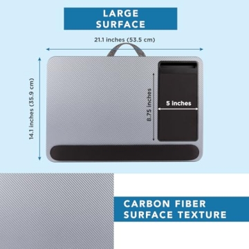 LAPGEAR Pro Lap Desk - Comfortable, Lightweight & Portable