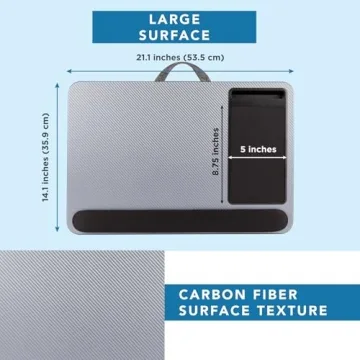LAPGEAR Pro Lap Desk - Comfortable, Lightweight & Portable