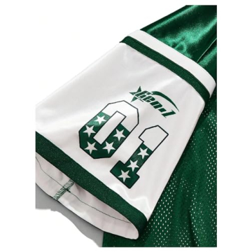 Stylish SHENHE Color Block Oversized Jersey Tee for Women