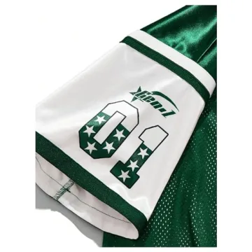 Stylish SHENHE Color Block Oversized Jersey Tee for Women