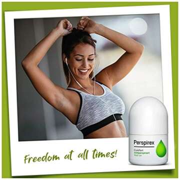 Perspirex Comfort Antiperspirant for Men and Women – Roll On Deodorant for Protection Against Sweat and Odour