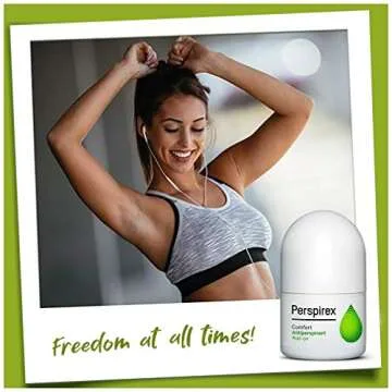 Perspirex Comfort Antiperspirant for Men and Women – Roll On Deodorant for Protection Against Sweat and Odour
