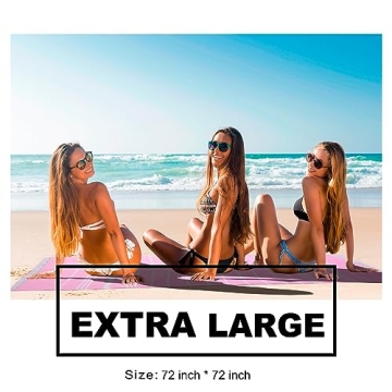 Giant Quick-Dry Turkish Beach Towel - Lightweight & Stylish