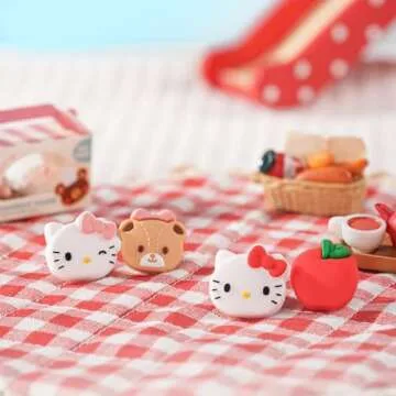 Kuitmor Cute Silicone Joystick Thumb Grip Caps,Joy Con Cover Compatible with Switch/OLED/Switch Lite,4PCS - Cat