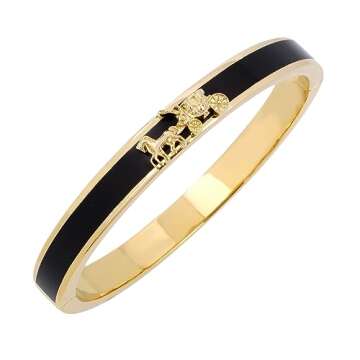 Coach Women's Signature Enamel Bangle Bracelet